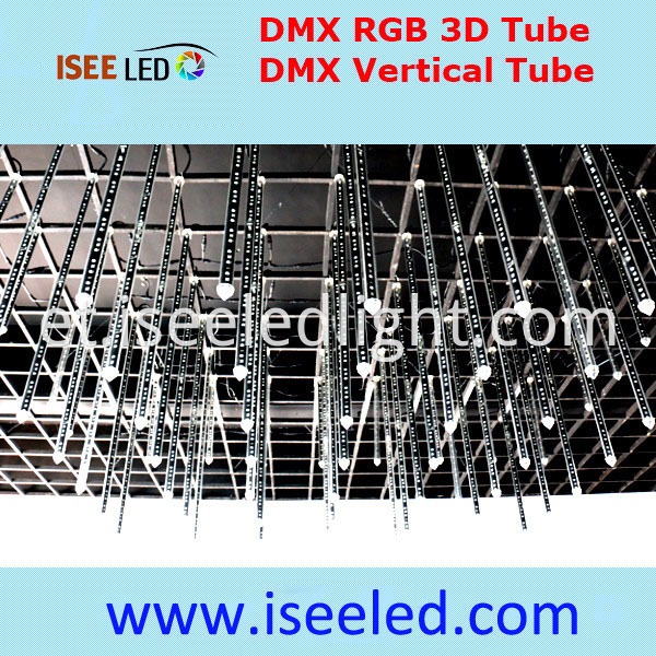 RGB DMX512 LED 3D Tube